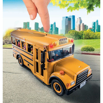 Playmobil - School Bus with Accessories and 4 Figures - Preschool