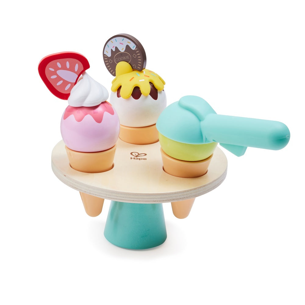 Hape - Scoop & Serve Ice Cream Set - Preschool