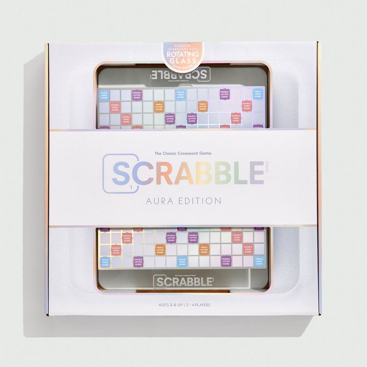 WS Game Company - Scrabble Aura Glass Edition - Games