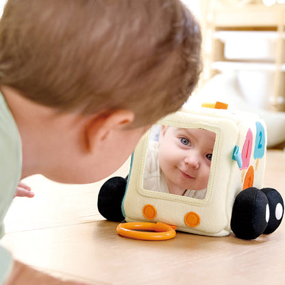 Hape - Sensory Scoop Ice Cream Truck Activity Cube - Infants