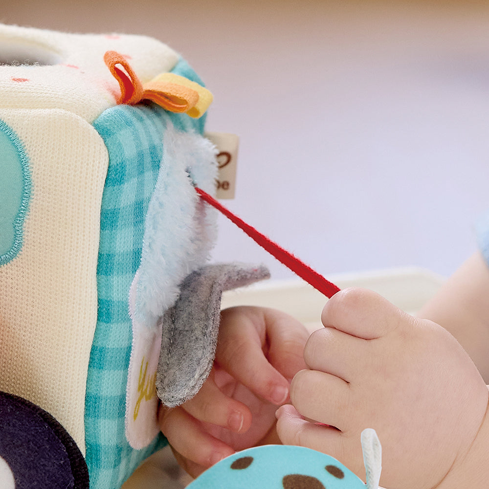 Hape - Sensory Scoop Ice Cream Truck Activity Cube - Infants