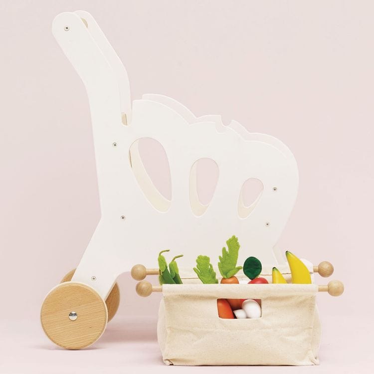 Le Toy Van - Shopping Grocery Trolley & Bag - Preschool
