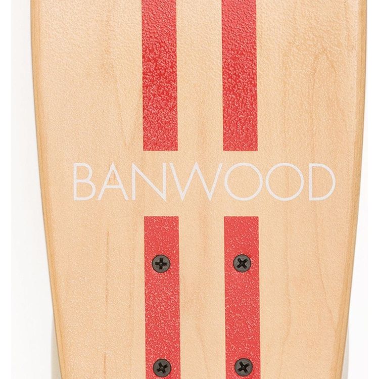 Banwood - Skateboard - Red Stripe - Outdoor