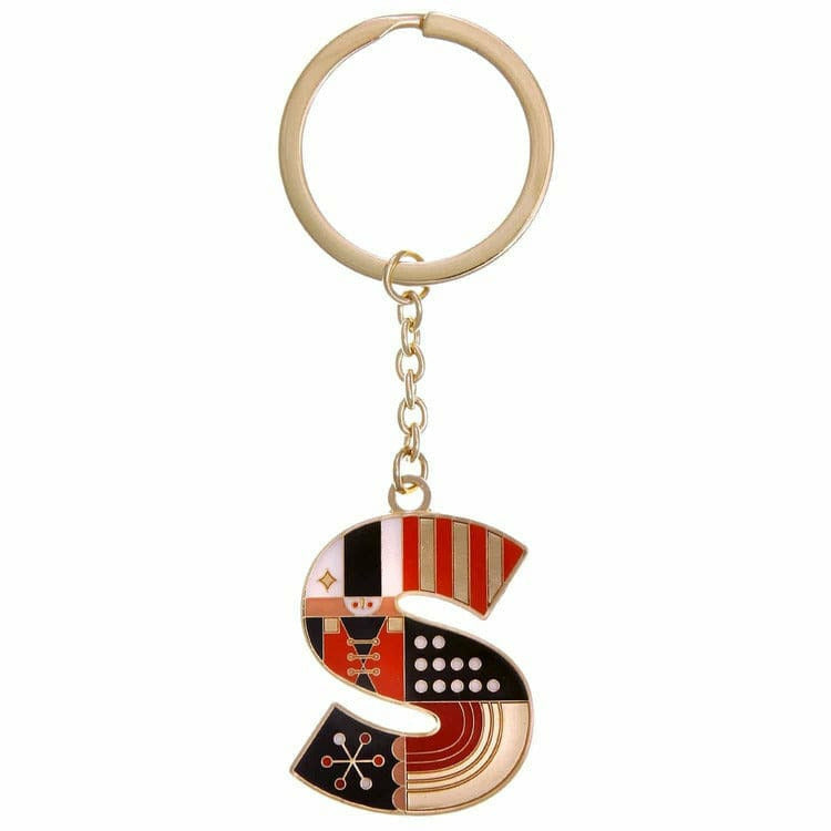 FAO Schwarz - Small Initial FAO Keychain - Letter S - Souvenirs