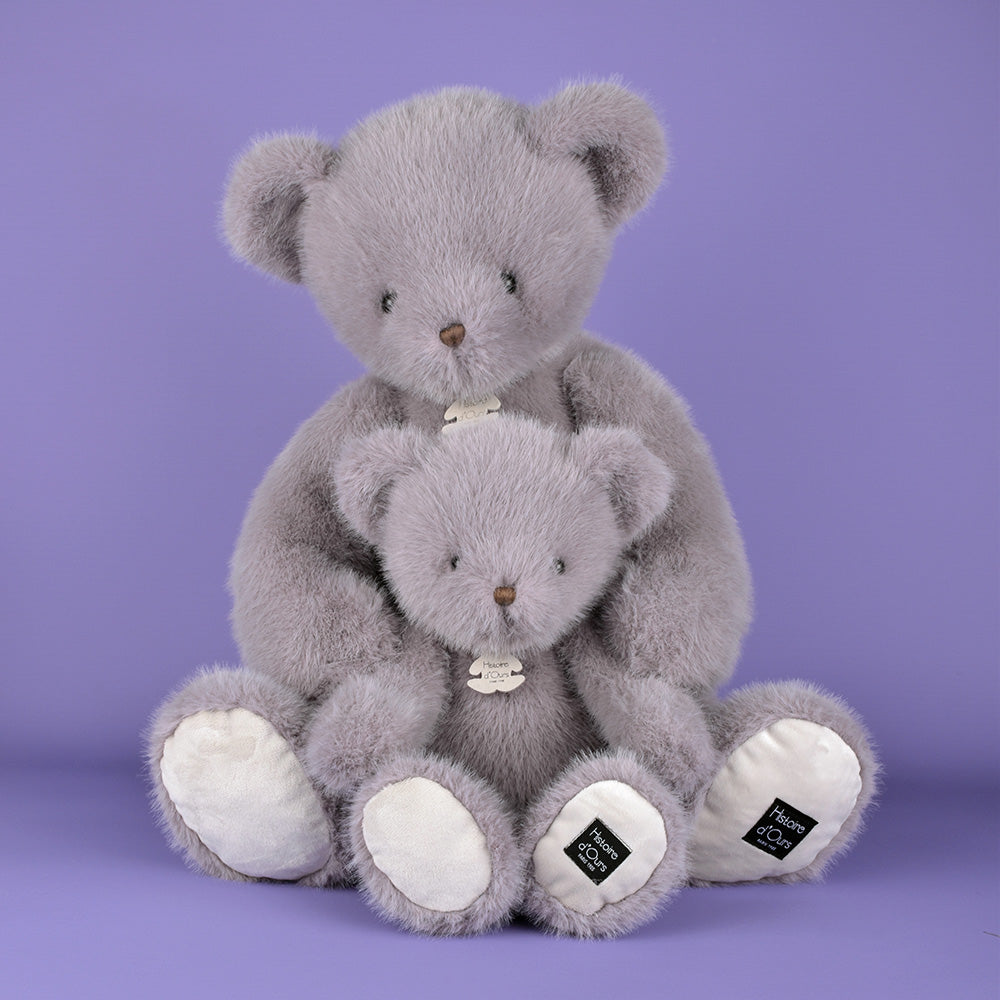 DouDou - Small Teddy Bear - Grey Lavender - Plush