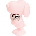 Leblon Delienne - Snoopy Heart Pink & Gold Pink 11in - Collectibles