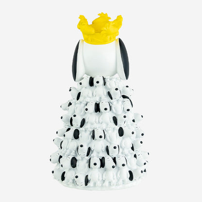 Leblon Delienne - Snoopy King Figure with Mini Snoopies on Cape & Woodstock Crown - 17" - Collectibles