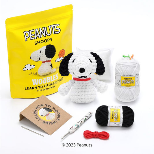 The Woobles - Snoopy Learn to Crochet Kit - Creativity
