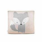 Rian Tricot - Soft Pink Fox Pillow - Room Decor