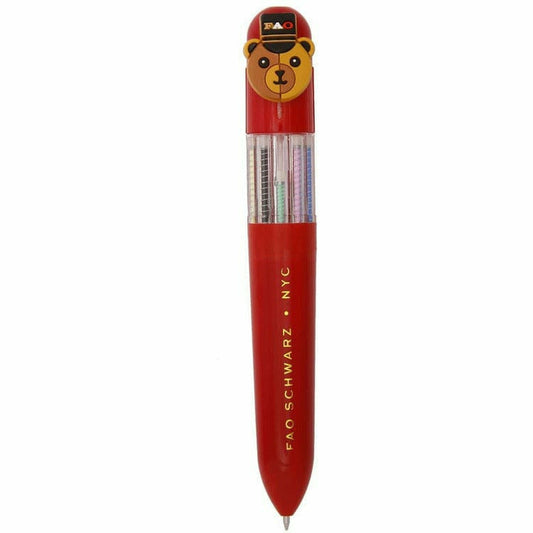 FAO Schwarz - Soldier Bear 10 Color Pen - Souvenirs