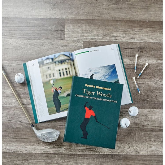Graphic Image - Sports Illustrated Tiger Woods 25 Year Special Edition Leather Book - Books