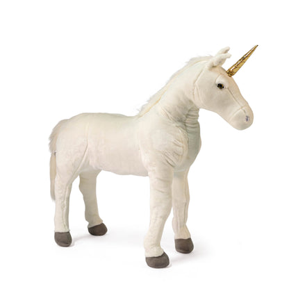 FAO Schwarz - Standing White Unicorn Plush - 31.5" - Plush