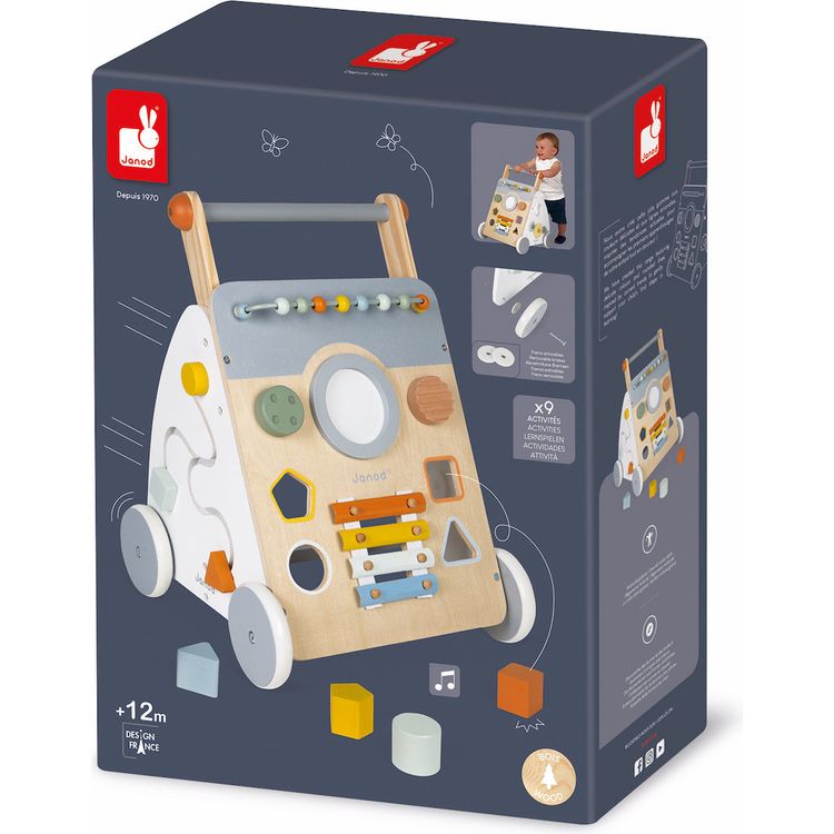 Janod - Sweet Cocoon Multi-Activity Walker - Infants
