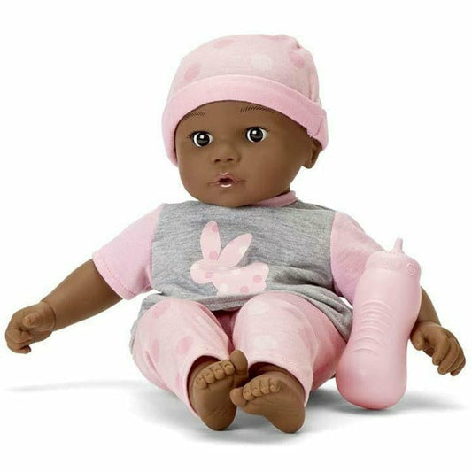 Madame Alexander - Sweet Smiles Baby Doll - Pink Outfit with Dark Skin Tone - Dolls