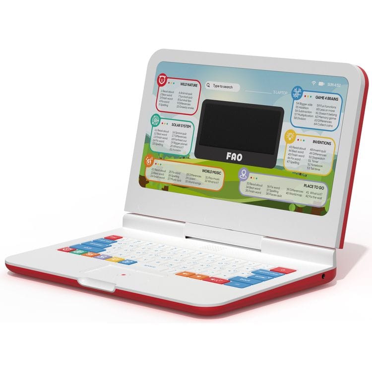 FAO Schwarz - Teach & Talk Exploration Laptop - STEM