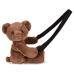 DouDou - Teddy Bear Plush Backpack - Brown - Plush