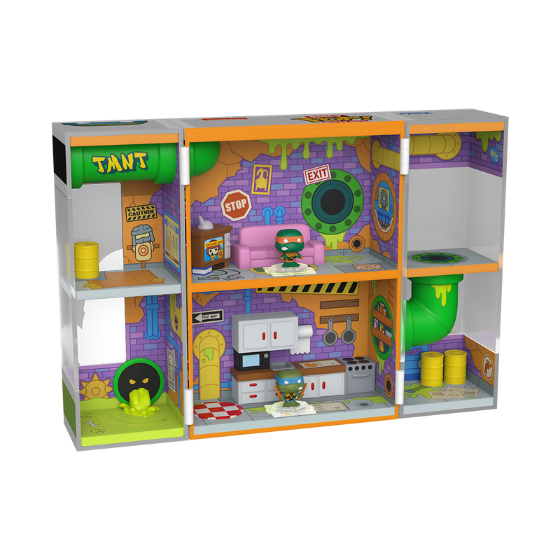 Funko - Teenage Mutant Ninja Turtles Bitty Pop! Bitty Box Sewer Lair - World of Funko