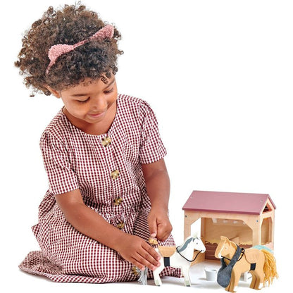 Tender Leaf Toys - The Stables Wooden Set - Preschool
