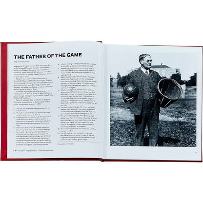 Graphic Image - "The Story of Basketball in 100 Photographs" Leather-Bound Book by Sports Illustrated - Books
