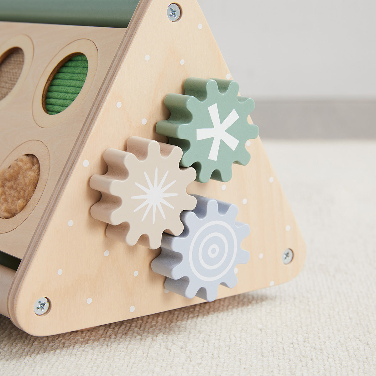 Wonder & Wise - Tiny Triangle Wood Activity Toy - Infants