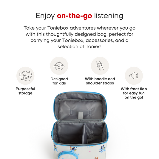 Tonies - Tonies Bluey Listen & Go Carrying Case - Electronics