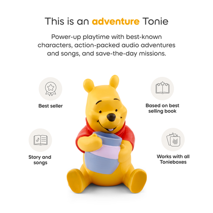Tonies - Tonies Disney Winnie the Pooh Toniebox 2 Play Set - Cloud Pink - Electronics