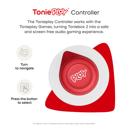Tonies - Tonies PAW Patrol Toniebox 2 Bundle with Tonieplay Game, Sleeve and 4 Tonies - Sunset Red - Electronics