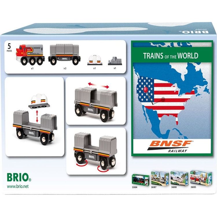 Brio - Trains of the World – Santa Fe Train - Preschool