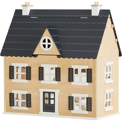 Wonder & Wise - Two-story Wooden Dollhouse - Dolls
