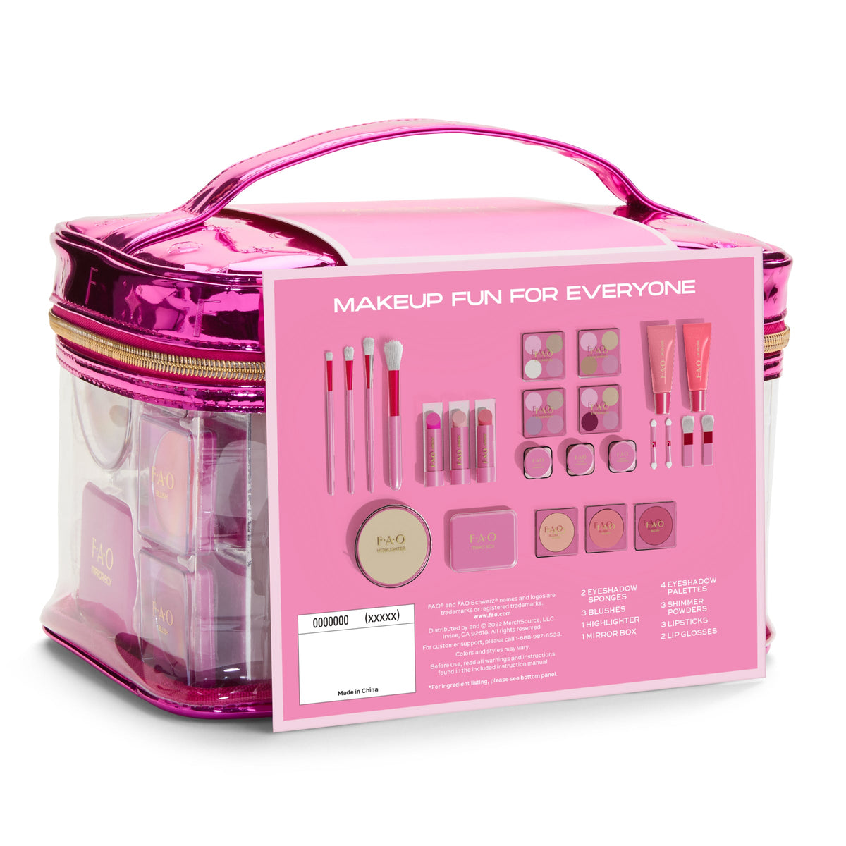 FAO Schwarz - Ultimate Makeup Kit 25-Piece Set - Fashion Activity and Roleplay