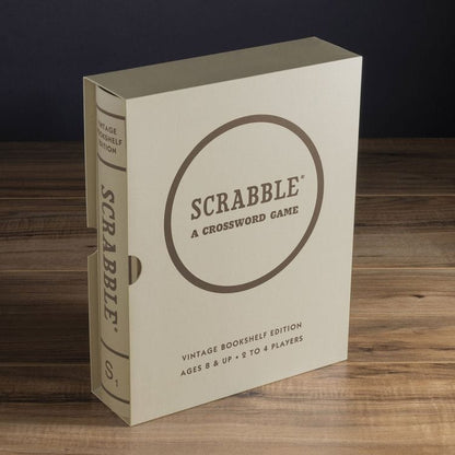 WS Game Company - Vintage Bookshelf Games 3-Pack: Monopoly, Scrabble, Clue - Games
