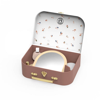 Speedy Monkey - Wood Pretend Play Beauty Suitcase - Preschool