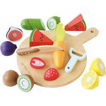Le Toy Van - Wooden Chopping Board & Sliceable Play Food - Preschool