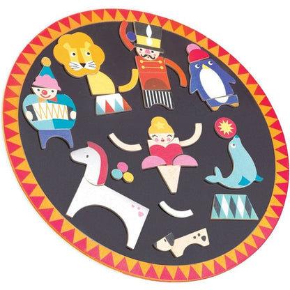 Tender Leaf Toys - Wooden Circus Night Magnetic Set - Preschool