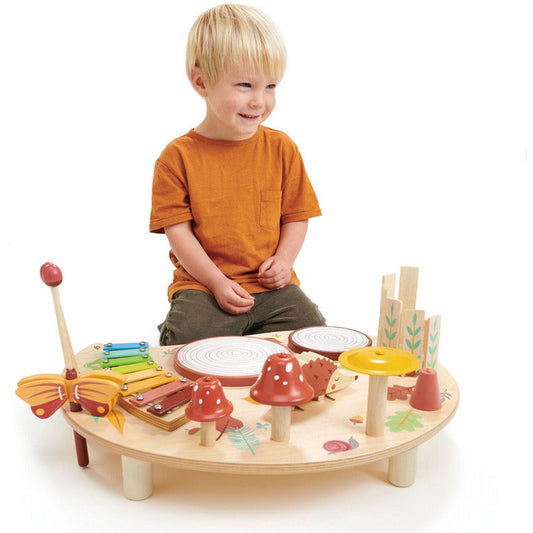 Tender Leaf Toys - Wooden Musical Table Activity Toy - Preschool