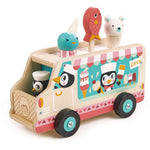 Tender Leaf Toys - Wooden Penguin's Gelato Van - Preschool