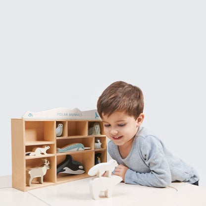 Tender Leaf Toys - Wooden Polar Animals Set - Preschool