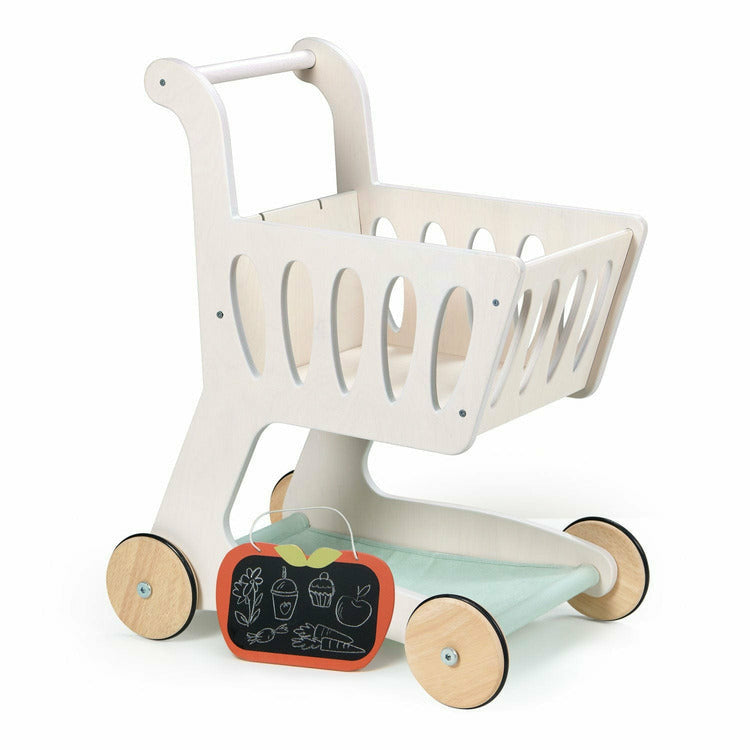 Tender Leaf Toys - Wooden Shopping Cart - Preschool