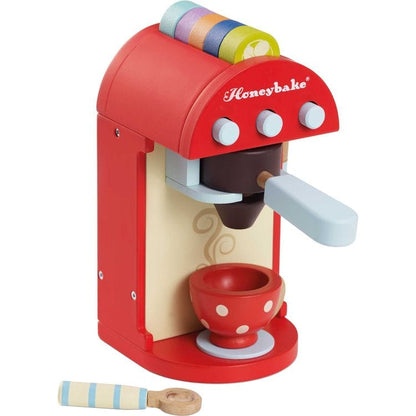 Le Toy Van - Wooden Toy Coffee Machine & Pods - Preschool