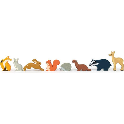 Tender Leaf Toys - Wooden Woodland Animals Set - Preschool