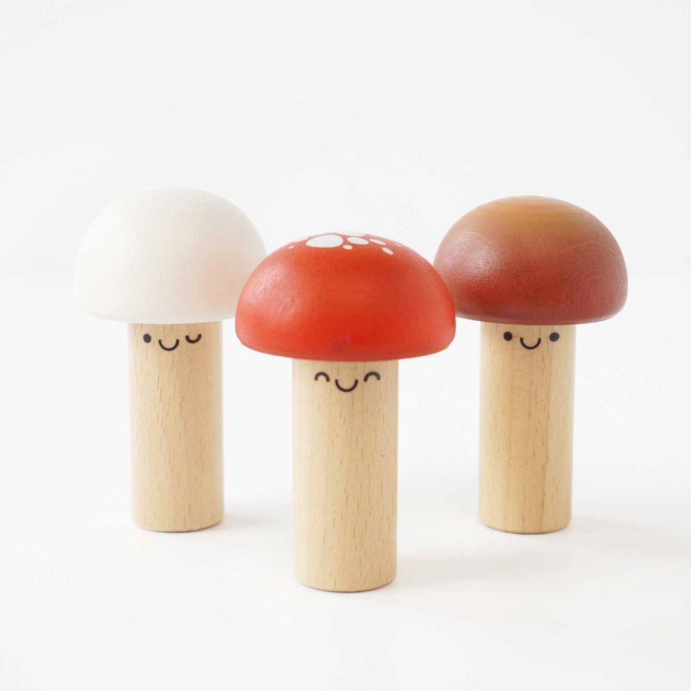Le Toy Van - Woodland Mushroom Hammer Game - 5 Pieces - Infants